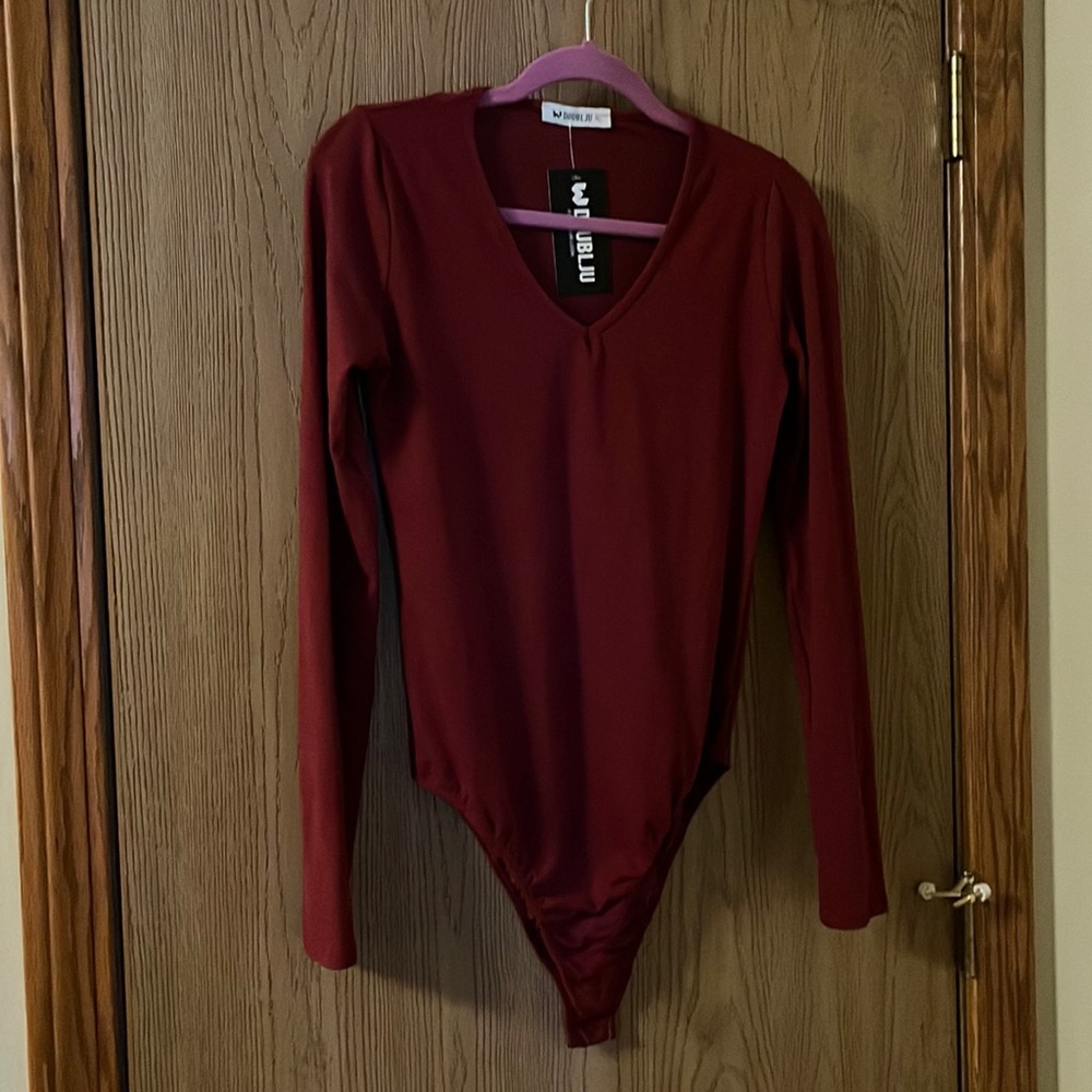 Wine Red Bodysuit - XL
